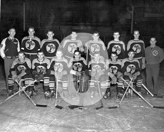 1945 - 46 Whl Edmonton Flyers Hockey Reprint Team Photo