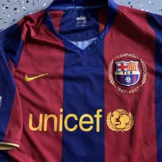 Barcelona Nike Jersey Ronaldinho 2007 2008 Shirt Camiseta Brazil XL. 3