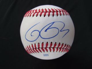 Bobby Bradley Signed Ball Auto,  Indians Top Prospect Autograph Baseball