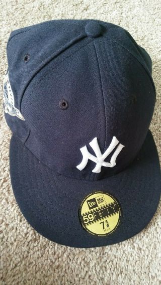 York Yankees Mariano Rivera Retirement Patch Era Hat / Cap 2013 - 7 3/8
