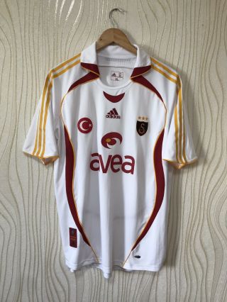 Galatasaray Football Shirt Soccer Jersey Adidas White