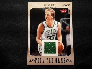 2007 - 08 Fleer Larry Bird Feel The Game Jersey Fg - Lb Boston Celtics