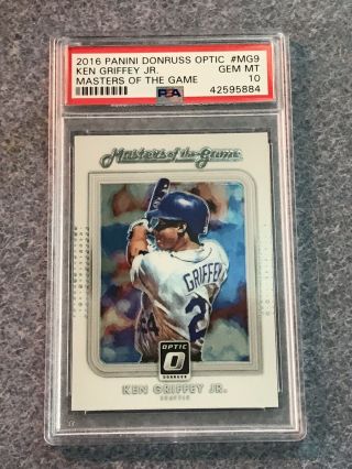 Ken Griffey Jr 2016 Optic Masters Of The Game Insert Psa 10 Pop 4 Mariners