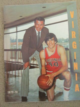 1972 - 73 Virginia Basketball Media Guide Barry Parkhill