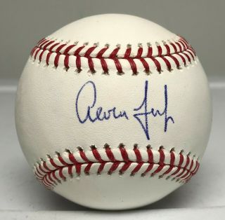 Aaron Judge Single Signed Baseball Autographed Auto Psa/dna Ny Yankees