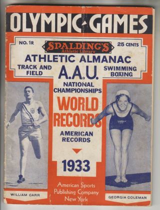 1933 Booklet - Spalding 