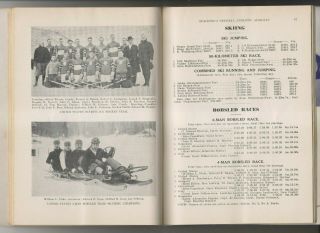 1933 BOOKLET - SPALDING ' S ATHLETIC ALMANAC - OLYMPIC GAMES - WORLD RECORDS 8