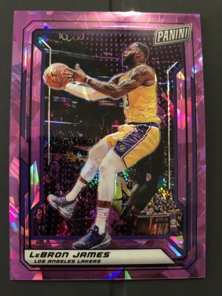 2019 Panini Lebron James /99 Nationals Vip Gold Packs - Lakers