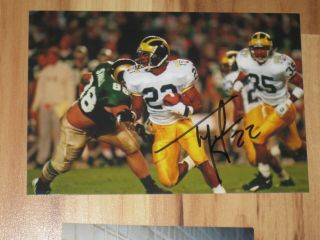 Michigan Wolverines Ty Law Signed 4x6 Photo Football Autograph
