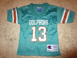 Dan Marino 13 Miami Dolphins Nfl Football Champion Jersey Toddler 2t