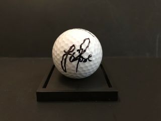 Justin Rose Hand Signed Wilson Golf Ball 2018 Cup Champion Autographed