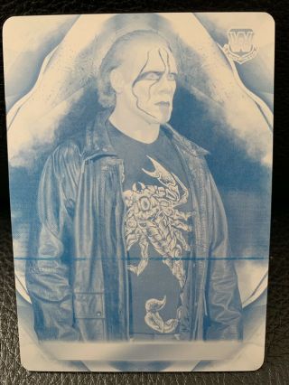 2019 Topps Wwe Undisputed Sting Printing Plate 1/1