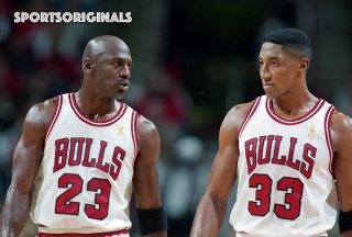 35mm Color Negative - Michael Jordan - Scottie Pippen - Chicago Bulls