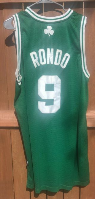 Rajon Rondo Boston Celtics 9 Green Adidas Official Stitched 2xl Nba Jersey