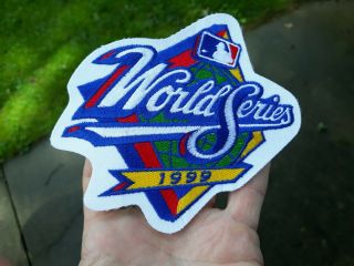 1999 World Series Game Baseball Sleeve Patch For Uniform Team Sourced