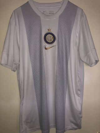 Nike Fit Dry Inter Milan Italy Soccer Football Shirt Jersey Men 