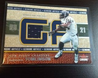 Ladainian Tomlinson San Diego Chargers 2002 Fleer 2nd Year Jersey /500