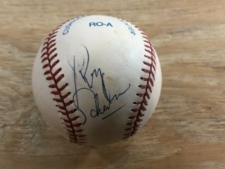 Roy Scheider Single Signed Autographed Official Major League Baseball - Jaws