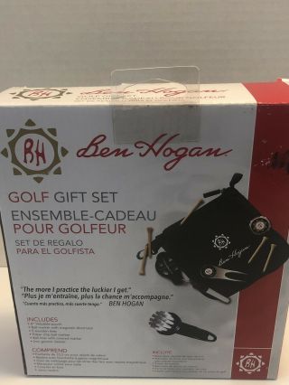 Nib Ben Hogan Golf Gift Set 6 Piece Set Including Alignment Marker Tool