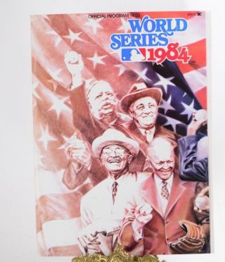 1984 World Series Official Program 104 Pages Of Baseball Etc