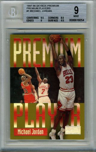 1997 - 98 Skybox Premium Michael Jordan Premium Player Bgs 9
