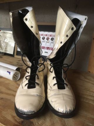 WWE Curt Hawkins autographed ring worn wrestling boots 4