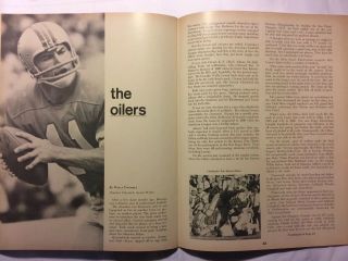 1967 AFL (American Football League) Championship Game Program Raiders - Oilers VG 7