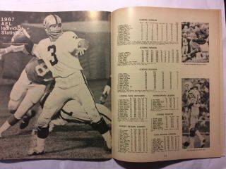 1967 AFL (American Football League) Championship Game Program Raiders - Oilers VG 8