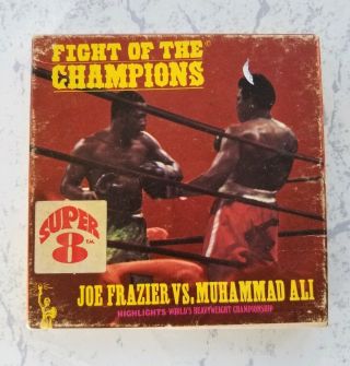 Fight Of The Champions Joe Frazier Vs Muhammad Ali Vintage 8mm Color Film