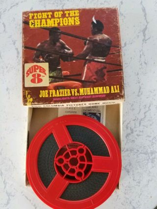 Fight of the Champions Joe Frazier vs Muhammad Ali Vintage 8mm Color Film 4