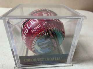 Unforgettaball Wrigley Field Chicago Cubs Baseball Encased Le 1 Of 50000