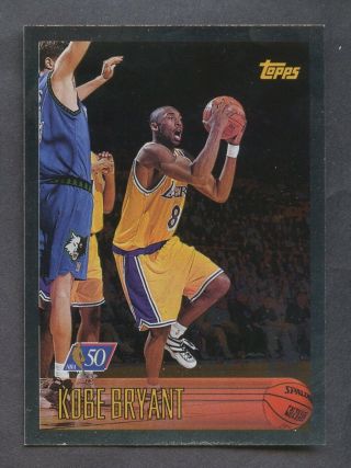 1996 - 97 Topps 50th Foil 138 Kobe Bryant Lakers Rc Rookie