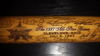 Vintage 1997 Cleveland Indians All - Star Game Baseball Bat 35 