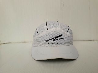 Vintage Andre Agassi Nike White Cap Hat Tennis Mesh Air Cool Adjustable