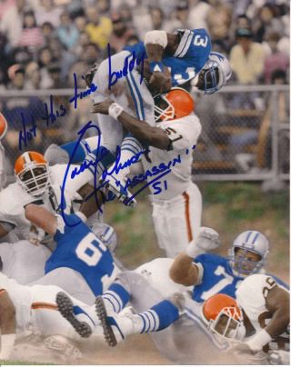 Eddie Johnson Signed Inscribed Auto Autograph 8x10 Photo Cleveland Browns Pc482