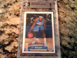 Carmelo Anthony 2003 - 04 Topps Rookie Card 223 Bgs 9 Rc (9 8.  5 9 9.  5)