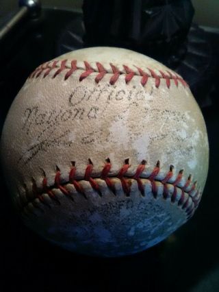 1934 30s Spalding Official National League Baseball John A Heydler President