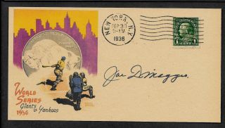 1936 Yankees Vs Giants World Series Reprint Envelope 1936 Stamp Op1340