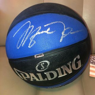 Michael Jordan Hand Signed Autographed Basketball Chicago Bulls With