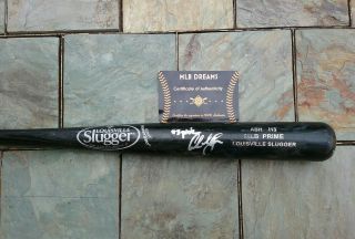 Signed White Sox Cal Andrew Vaughn Mlb Prime Game Bat W/insc 3 Pick Proof