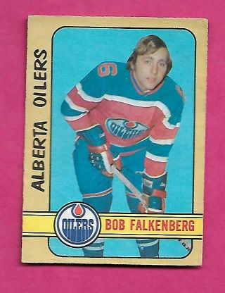 1972 - 73 Opc Wha 310 Oilers Bob Falkenberg High Good Card (inv C1576)