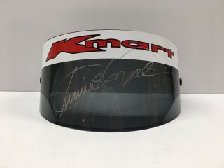 Authentic 1998 Newman Haas Christian Fittipaldi Kmart Indy Helmet Visor Signed
