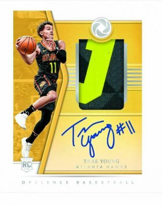 2018 - 19 Panini Opulence FOTL First Off The Line Hobby Box - product in hand 6