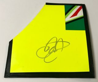 2017 Dale Earnhardt Jr Axalta Nascar Signed 8x8 Race Sheetmetal W/ (e)