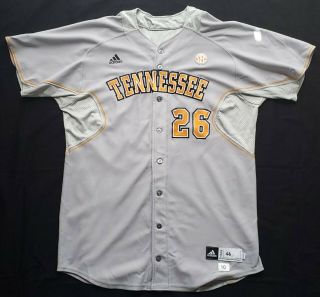 Tennessee Volunteers / Vols 2010 Team Issued Adidas 26 Baseball Jersey - Size 46