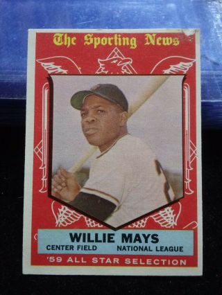 1959 Topps 563 Willie Mays All Star York Giants Combined Discounts