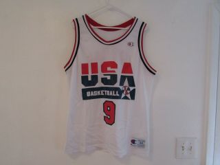 Michael Jordan 1992 Usa Dream Team Olympic Basketball Champion Jersey Size 44