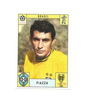 Panini Mexico 70 World Cup Red Back Version Piazza,  Brazil