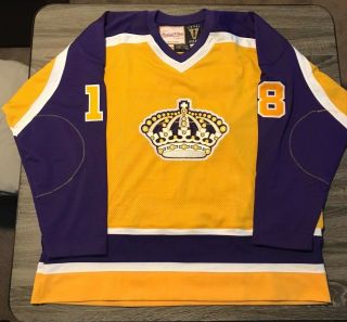 Los Angeles Kings 1981 - 82 Mitchell & Ness Dave Taylor Jersey 56 2xl 3xl Tailored