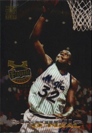 1993 - 94 Topps Stadium Club Frequent Flyers Upgrade 358 Shaquille O 